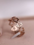 Anillo de apertura de moda de estrella hueca