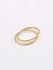 Anillo de banda minimalista redondo de acero de titanio
