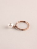 Anillo de mujer de perla de concha de temperamento 2018