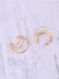 Titanio con clip de hueso del oído semicircular simplista chapado en oro