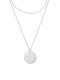 Collar minimalista redondo de acero inoxidable