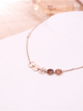 Collar clásico de cinco piezas con círculos pequeños