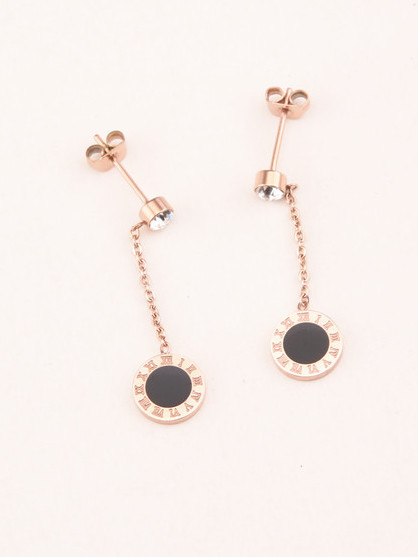 Pendientes de estilo coreano con personalidad simple