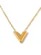 Collar minimalista de corazón de acero inoxidable