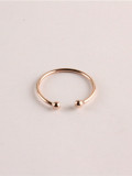 Anillo Titanio Apertura Bolas Simples