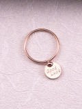 Accesorios redondos Anillo de mujer con personalidad