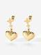 Pendiente colgante Heart Trend de acero inoxidable