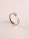 Anillo de grano de mármol de personalidad simple