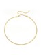 Collar de eslabones minimalistas lisos de titanio