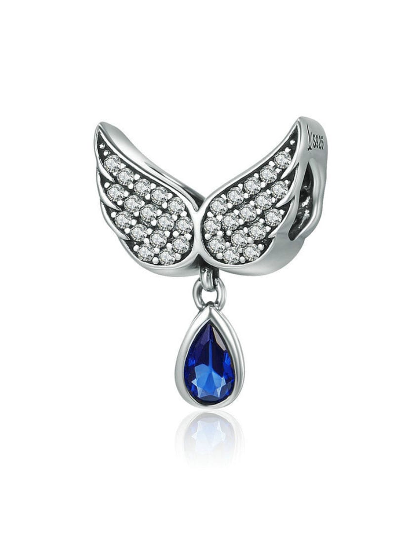 Colgantes de alas de ángel de plata 925