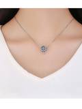 Encantos lindos del corazón de plata 925