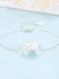 Pulseras de elefante lindo de plata esterlina 925