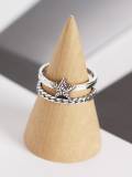 Anillo apilable Star Trend de plata de ley 925