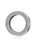 Encantos de circón artificial de plata 925