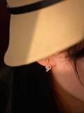 Arete Vintage Geométrico Zirconia