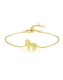 Pulsera de plata con lindo perrito