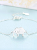 Pulseras de elefante lindo de plata esterlina 925