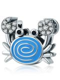 Dijes de vida marina de plata 925