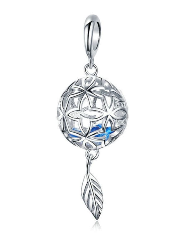 Charms Flor Eterna en Plata 925