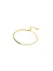 Pulsera ajustable delicada geométrica de plata de ley 925 con circonitas cúbicas