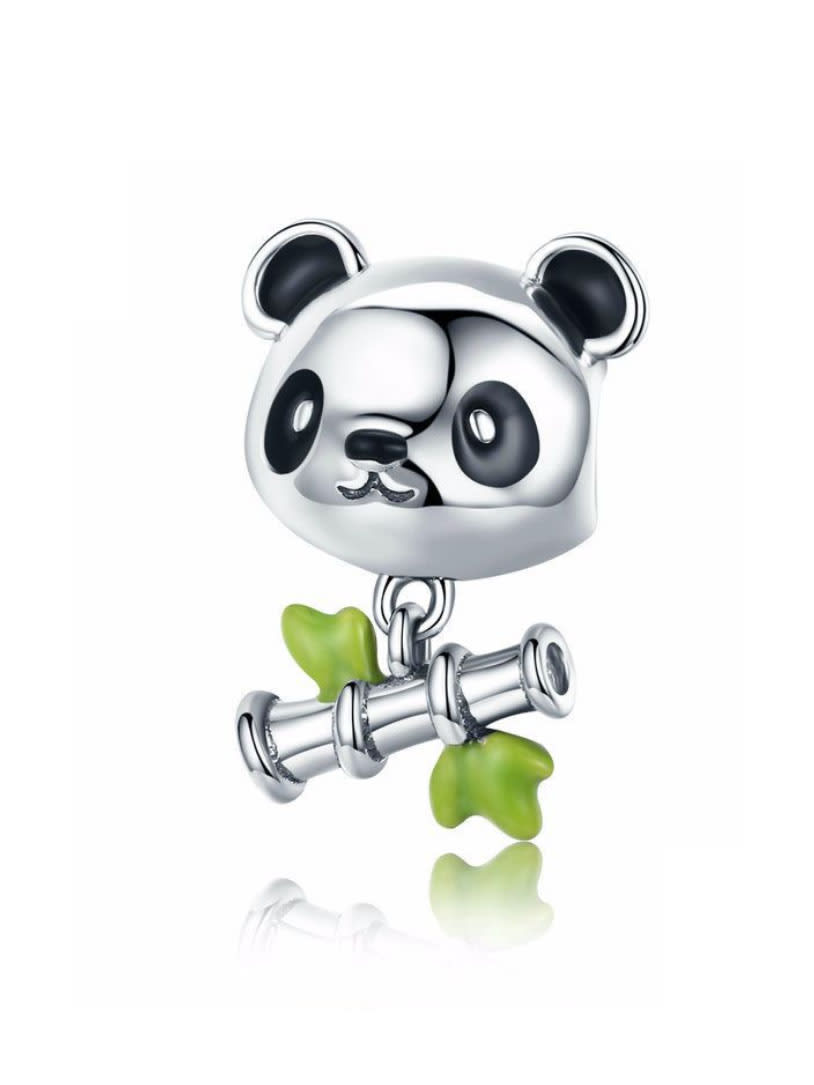 925 lindos dijes de panda de plata