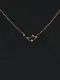 Collar minimalista de constelación de circonio cúbico de plata esterlina 925