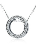 Encantos de circón artificial de plata 925