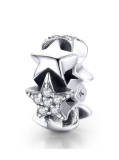 Encantos lindos de la estrella de plata 925
