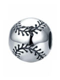 925 encantos de pelota de varios deportes de plata