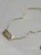 Pulsera ajustable de tendencia de letras de plata de ley 925