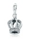 Encantos de corona elegantes de plata 925
