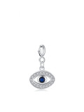 Colgante irregular lindo de circonita cúbica de plata esterlina 925