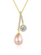 Collar minimalista irregular de perlas de agua dulce de plata esterlina 925