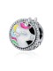 925 encantos de unicornio de plata