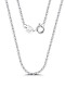 Cadena O minimalista de plata de ley 925