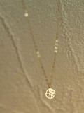 Collar delicado redondo de plata de ley 925