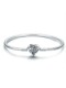 Pulsera de cadena de corazón lindo de plata 925