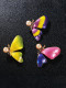 Aleación Esmalte Insecto Perla Mariposa Tendencia Broche