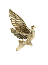 Broche de paloma vintage de pájaro de aleación