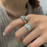 Novedad anillos de cobre irregulares a granel