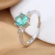 Anillos De Circón Con Incrustaciones De Cobre Redondos De Moda