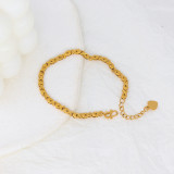 Pulseras con revestimiento de cobre de color sólido de Streetwear
