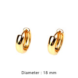 Pendientes Redondos Brillantes De Moda al por mayor