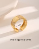 El estilo moderno lujoso básico alinea los anillos abiertos plateados oro 18K del Zircon del embutido del cobre