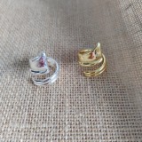 Anillos chapados en plata con revestimiento de cobre Sweet The Answer