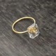 Anillos abiertos de cobreado cuadrados básicos