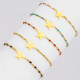 Pulseras con baño de acero inoxidable Fashion Star, 1 pieza