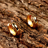 Pendientes Redondos Brillantes De Moda al por mayor