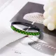 Brazalete con revestimiento de epoxi de acero inoxidable Argyle con ondas novedosas de estilo barroco