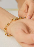 Pulseras De Cobre Geométricas De Moda Pulseras De Cobre